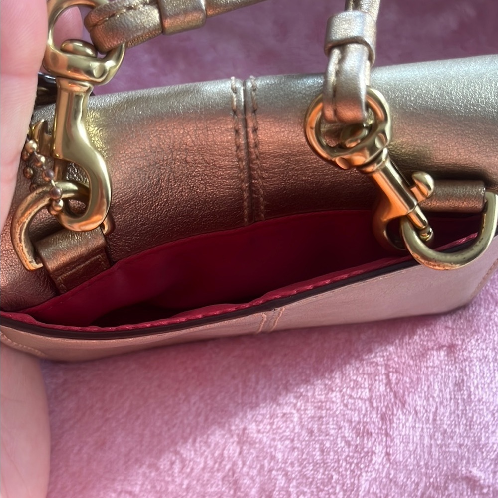 Coach Gold Mini Bag - Picture 5 of 12